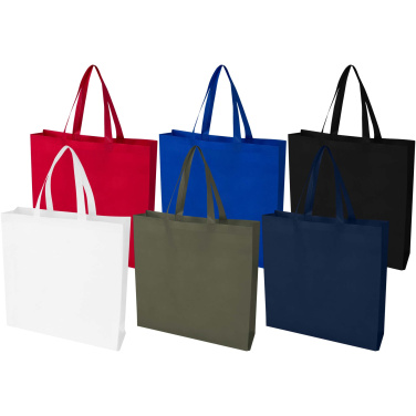 Logo trade promotional merchandise photo of: EcoSeal GRS recycled nonwoven gusset tote bag 12L